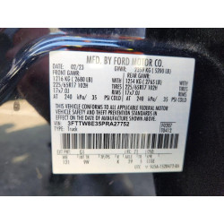 2023 FORD MAVERICK 3FTTW8E35PRA27752 45471846