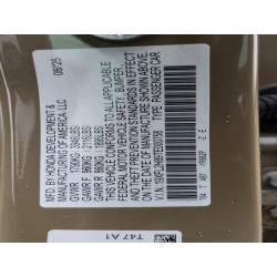2026 HONDA CIVIC 19XFL2H89TE000758 98772025