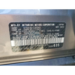 2023 MITSUBISHI OUTLANDER JA4J3UA89PZ055814 47101656