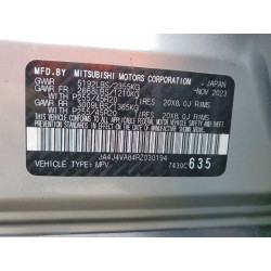 2024 MITSUBISHI OUTLANDER JA4J4VA84RZ030194 52889016