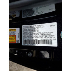 2025 HONDA ACCORD 1HGCY2F72SA046479 46030106