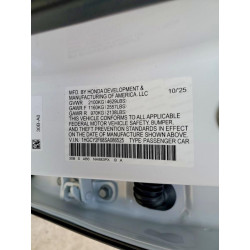 2025 HONDA ACCORD 1HGCY2F68SA086525 46711856