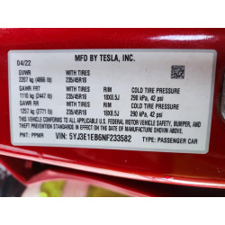 2022 TESLA MODEL 3 5YJ3E1EB6NF233582 47971306