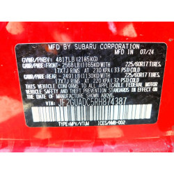 2024 SUBARU CROSSTREK JF2GUADC5RH874387 49744136