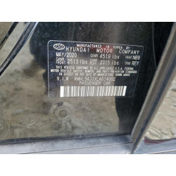 2020 HYUNDAI SONATA KMHL34JJXLA014002 55038816