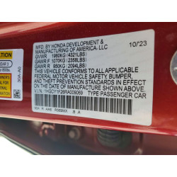 2024 HONDA ACCORD 1HGCY1F26RA009069 50087546