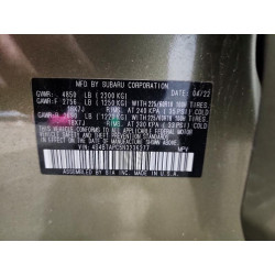 2022 SUBARU OUTBACK 4S4BTAPC5N3236277 54082576