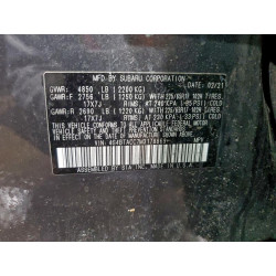 2021 SUBARU OUTBACK 4S4BTACC7M3178869 97428395