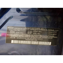 2021 HYUNDAI SONATA 5NPEG4JAXMH073921 98020985