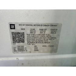 2020 CHEVROLET EQUINOX 2GNAXJEV2L6148423 51701476