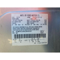 2020 FORD EDGE 2FMPK3J95LBA45327 46672616