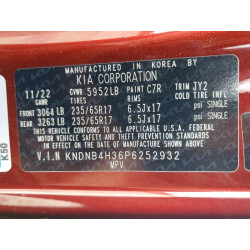 2023 KIA CARNIVAL L KNDNB4H36P6252932 52718696