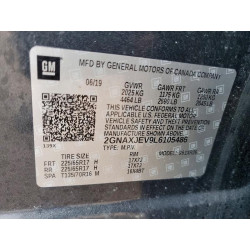 2020 CHEVROLET EQUINOX 2GNAXJEV9L6105486 48517526