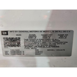 2020 CHEVROLET TRAX 3GNCJKSB1LL279655 49924416