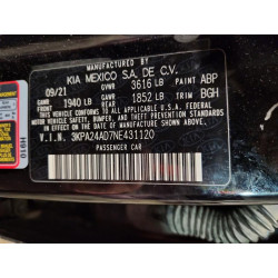 2022 KIA RIO 3KPA24AD7NE431120 78790915