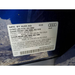 2020 AUDI SQ5 WA1B4AFYXL2070009 51013806