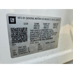 2020 CHEVROLET EQUINOX 3GNAXHEV6LS600464 52093056