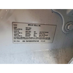 2023 TESLA MODEL Y 7SAYGDEE5PF637409 79384265