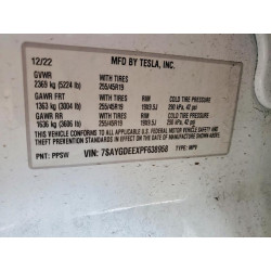 2023 TESLA MODEL Y 7SAYGDEEXPF638958 79735155
