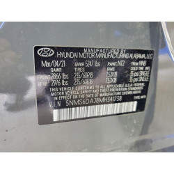 2021 HYUNDAI SANTA FE 5NMS6DAJ8MH341738 51845696