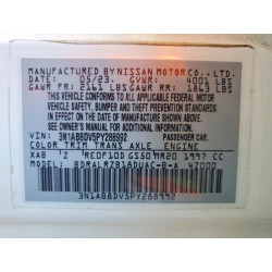 2023 NISSAN SENTRA 3N1AB8DV5PY288992 52911906