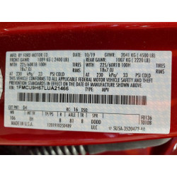 2020 FORD ESCAPE 1FMCU9H67LUA21466 52886276