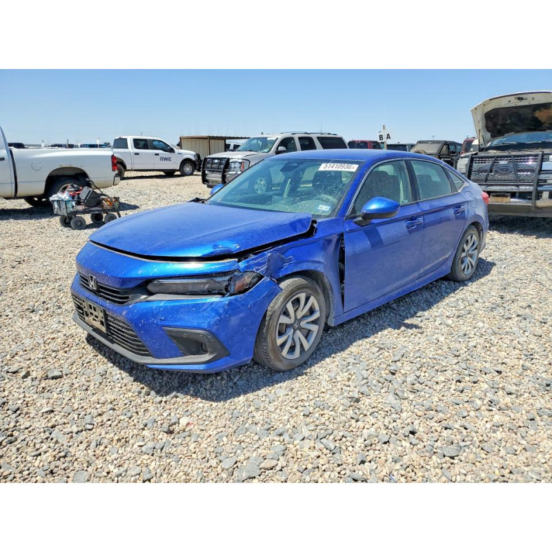 2022 HONDA CIVIC 2HGFE2F2XNH529248 51410936