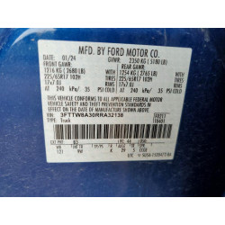 2024 FORD MAVERICK 3FTTW8A30RRA32138 52059036