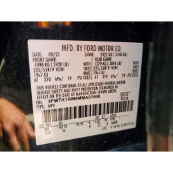 2021 FORD MUSTANG 3FMTK1RM8MMA51568 52910556