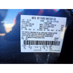 2020 FORD EXPLORER 1FMSK7FH8LGA27351 50488696