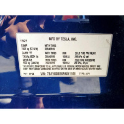 2023 TESLA MODEL Y 7SAYGDEE6PA041108 57889176