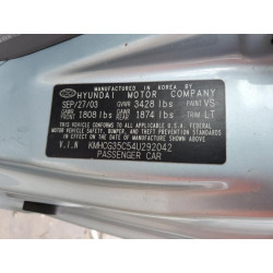 2004 HYUNDAI ACCENT