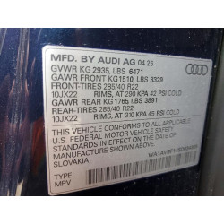 2025 AUDI Q8 WA1AVBF14SD034305 55959566