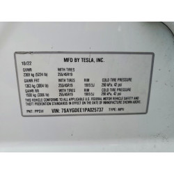 2023 TESLA MODEL Y 7SAYGDEE1PA025737 58962976