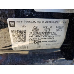 2021 CHEVROLET SILVERADO 3GCPWBEH6MG186099 55835846
