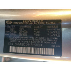 2025 HYUNDAI TUCSON 5NMJBCDE4SH511204 46239136