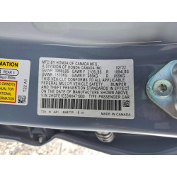 2022 HONDA CIVIC 2HGFE1E53NH471960 49567016