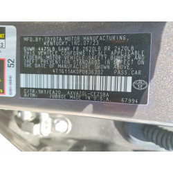 2023 TOYOTA CAMRY 4T1G11AK0PU836312 85981675