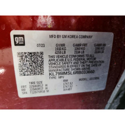 2024 CHEVROLET TRAILBLZR KL79MMSL6RB033660 49658016
