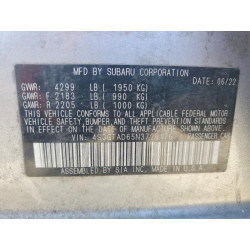 2022 SUBARU IMPREZA 4S3GTAD65N3726176 63862796