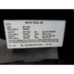 2023 TESLA MODEL Y 7SAYGDEE3PA114614 51506906