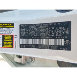 2025 TOYOTA CAMRY 4T1DAACK3SU539964 53160746