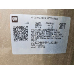 2023 CHEVROLET MALIBU 1G1ZD5ST0PF142168 58453946