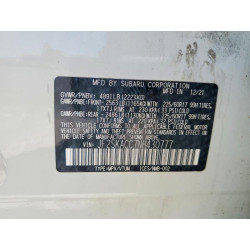 2022 SUBARU FORESTER JF2SKACC7NH430777 61884416