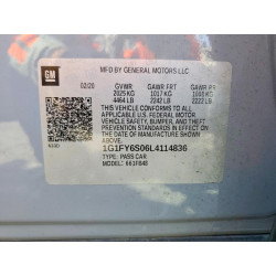 2020 CHEVROLET BOLT 1G1FY6S06L4114836 56606166