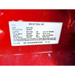2022 TESLA MODEL Y 7SAYGAEE0NF324408 63046756