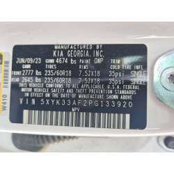 2023 KIA SPORTAGE 5XYK33AF2PG133920 61016116
