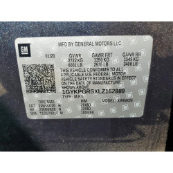 2020 CADILLAC XT6 1GYKPGRSXLZ162889 63160476