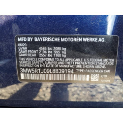 2020 BMW 3 SERIES 3MW5R1J09L8B39194 58569966