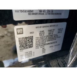 2022 GMC SIERRA 1GTUUDED0NZ623274 54719286